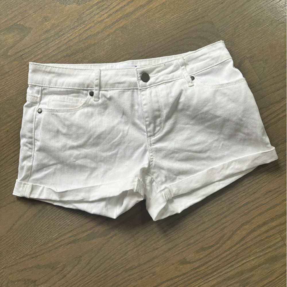 PAIGE White Jean Shorts